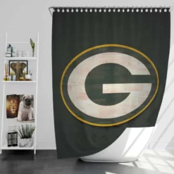 Green Bay Packers Popular NFL Football Club Shower Curtain