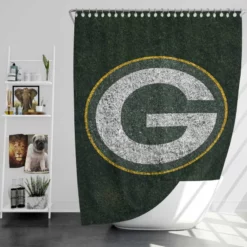 Green Bay Packers Professional American Football Club Shower Curtain