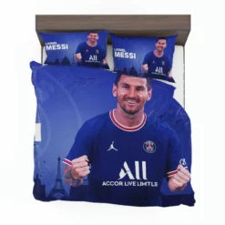 Hardworking Sports Player Lionel Messi Bedding Set 1