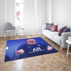 Hardworking Sports Player Lionel Messi Rug 2