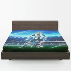 Hardy Football Player Paulo Bruno Dybala Fitted Sheet 1