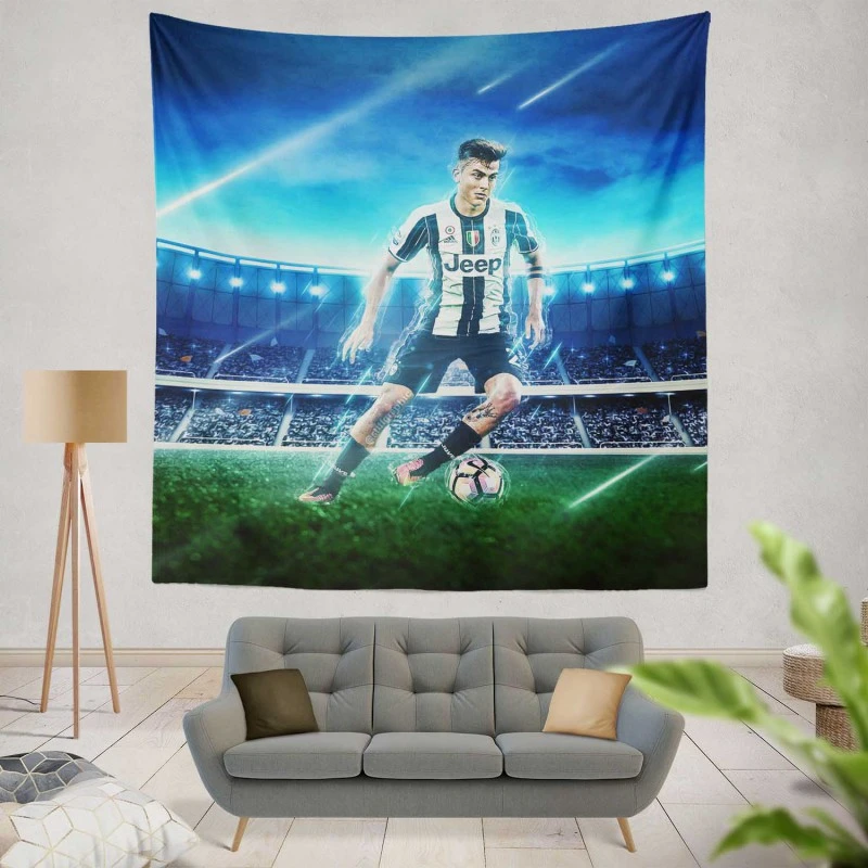 Hardy Football Player Paulo Bruno Dybala Tapestry