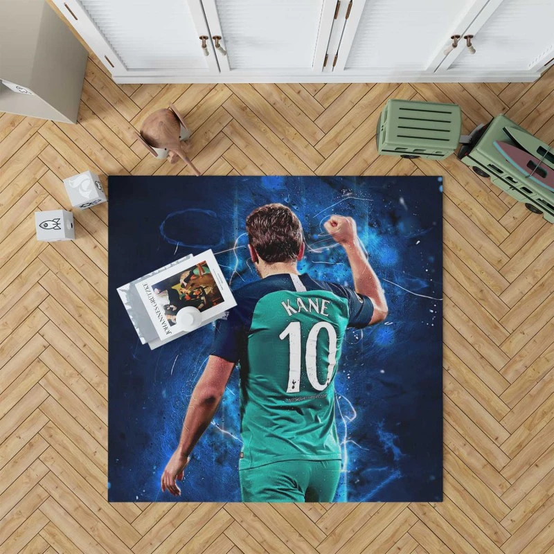 Harry Edward Kane Populer Tottenham Club Player Rug