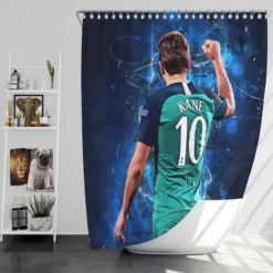 Harry Edward Kane Populer Tottenham Club Player Shower Curtain