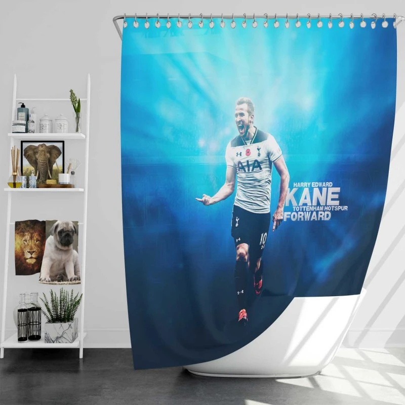 Harry Edward Kane  Tottenham Club Shower Curtain