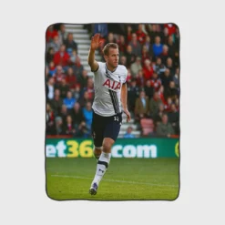 Harry Kane Exciting English Soccer Player Fleece Blanket 1