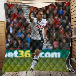 Harry Kane Exciting English Soccer Player Quilt Blanket