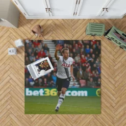 Harry Kane Exciting English Soccer Player Rug