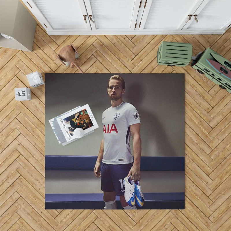 Harry Kane Top Ranked British Player Rug