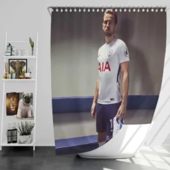 Harry Kane Top Ranked British Player Shower Curtain