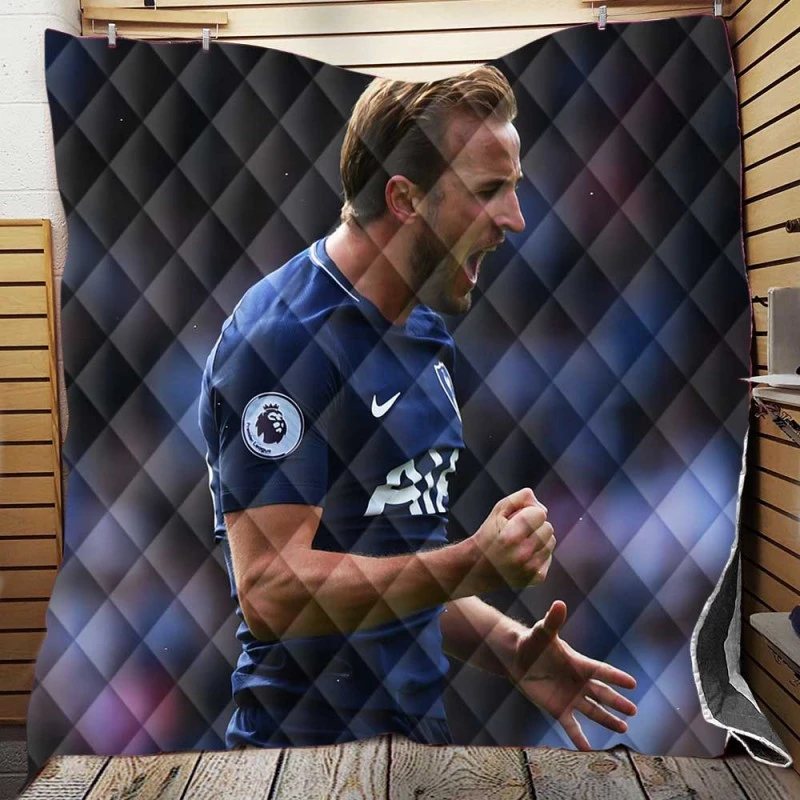 Harry Kane Tottanham English Club Player Quilt Blanket