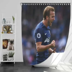 Harry Kane Tottanham English Club Player Shower Curtain