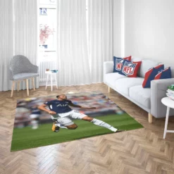 Harry Kane in Blue Jercey Rug 2