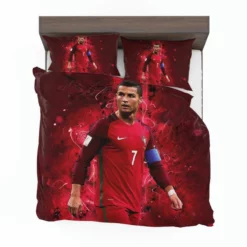 Healthy Portugal sports Player Cristiano Ronaldo Bedding Set 1