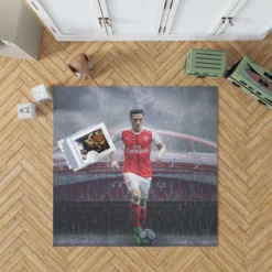 Healthy Sports Player Mesut Ozil Rug