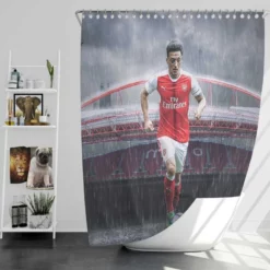 Healthy Sports Player Mesut Ozil Shower Curtain