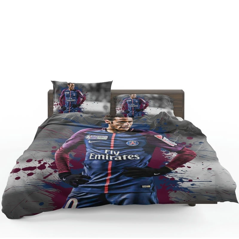 Hearty PSG Footballer Player Neymar Bedding Set