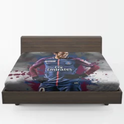 Hearty PSG Footballer Player Neymar Fitted Sheet 1