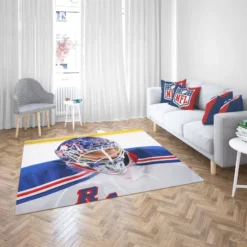 Henrik Lindquist Professional NHL Hockey Player Rug 2