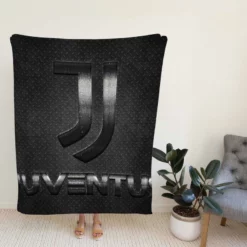 Honorable Italian Soccer Club Juventus Logo Fleece Blanket