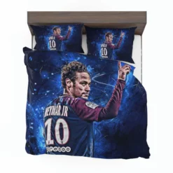 Honorable PSG Soccer Player Neymar Jr Bedding Set 1