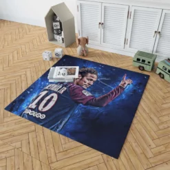 Honorable PSG Soccer Player Neymar Jr Rug 1