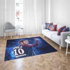 Honorable PSG Soccer Player Neymar Jr Rug 2