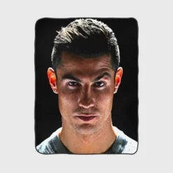 Honorable Soccer Player Cristiano Ronaldo Fleece Blanket 1