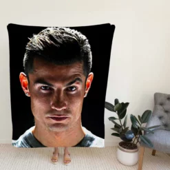 Honorable Soccer Player Cristiano Ronaldo Fleece Blanket