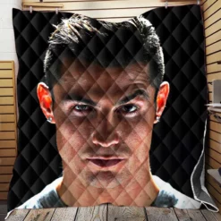 Honorable Soccer Player Cristiano Ronaldo Quilt Blanket