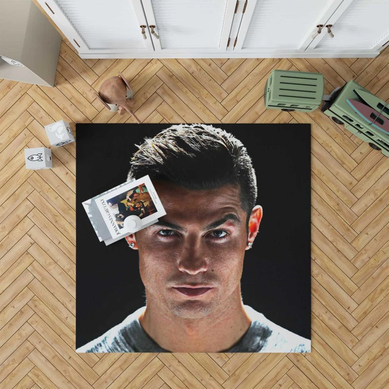 Honorable Soccer Player Cristiano Ronaldo Rug