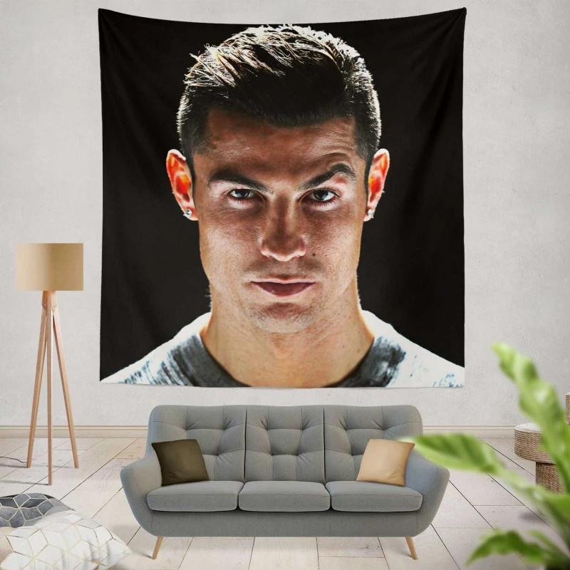 Honorable Soccer Player Cristiano Ronaldo Tapestry