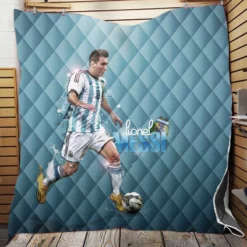 Honorable Soccer Player Lionel Messi Quilt Blanket