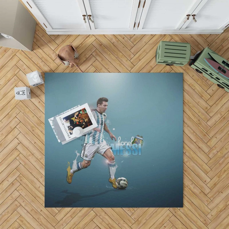 Honorable Soccer Player Lionel Messi Rug