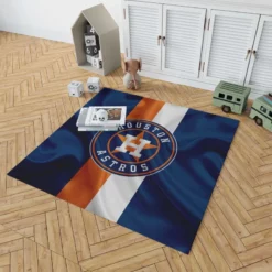 Houston Astros Popular MLB Baseball Team Rug 1