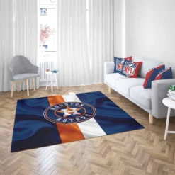 Houston Astros Popular MLB Baseball Team Rug 2