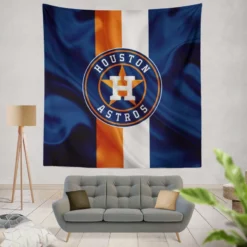 Houston Astros Popular MLB Baseball Team Tapestry