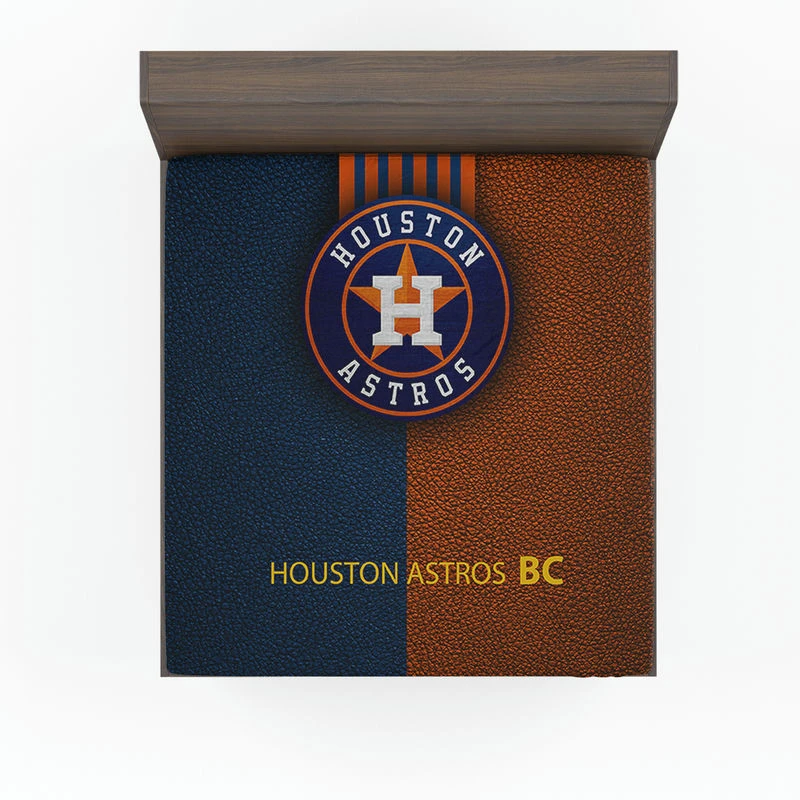 Houston Astros Professional MLB Baseball Club Fitted Sheet