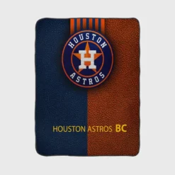 Houston Astros Professional MLB Baseball Club Fleece Blanket 1