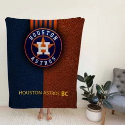Houston Astros Professional MLB Baseball Club Fleece Blanket