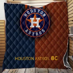 Houston Astros Professional MLB Baseball Club Quilt Blanket
