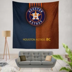 Houston Astros Professional MLB Baseball Club Tapestry