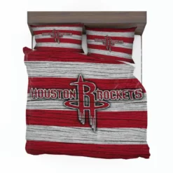 Houston Rockets Basketball Team Logo Bedding Set 1