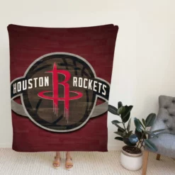 Houston Rockets Classic NBA Basketball Club Fleece Blanket