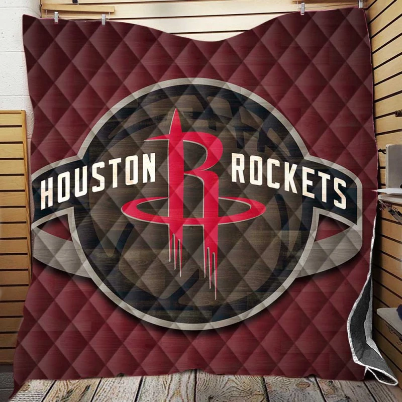 Houston Rockets Classic NBA Basketball Club Quilt Blanket