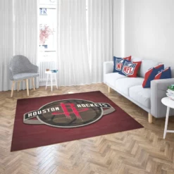 Houston Rockets Classic NBA Basketball Club Rug 2