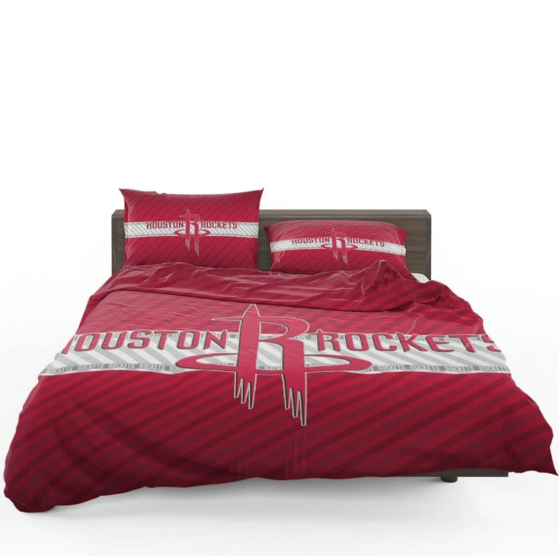 Houston Rockets Energetic NBA Basketball Team Bedding Set