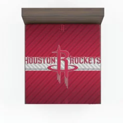 Houston Rockets Energetic NBA Basketball Team Fitted Sheet