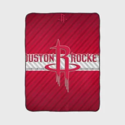 Houston Rockets Energetic NBA Basketball Team Fleece Blanket 1