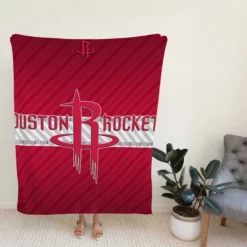 Houston Rockets Energetic NBA Basketball Team Fleece Blanket